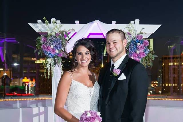 Newlywed couple