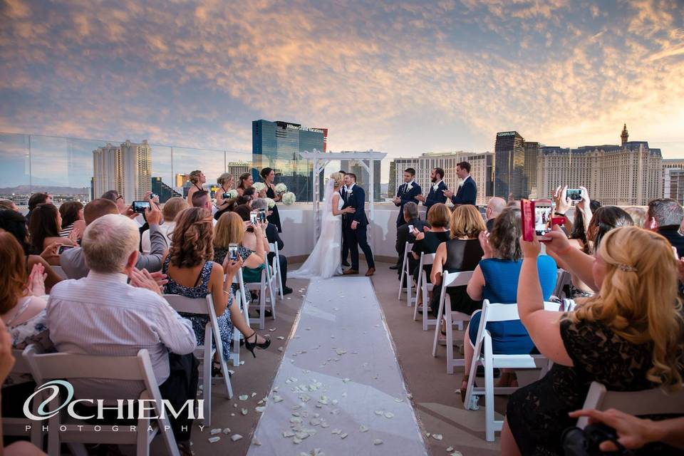 Wedding kiss