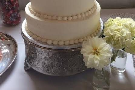 Four tiered cake