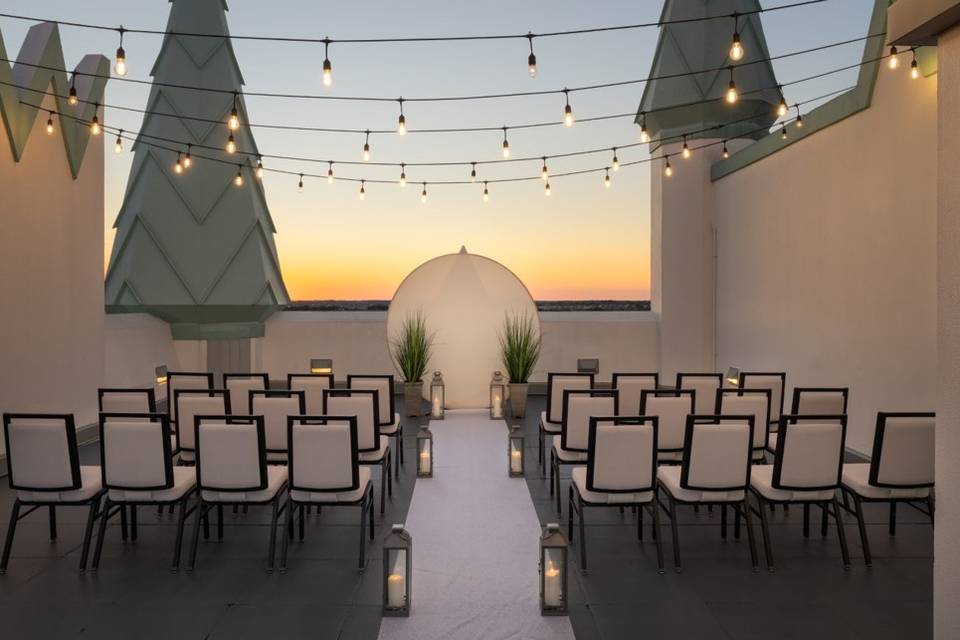 Sky terrace south sunset