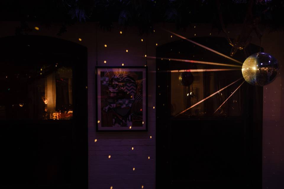 Gallery disco ball
