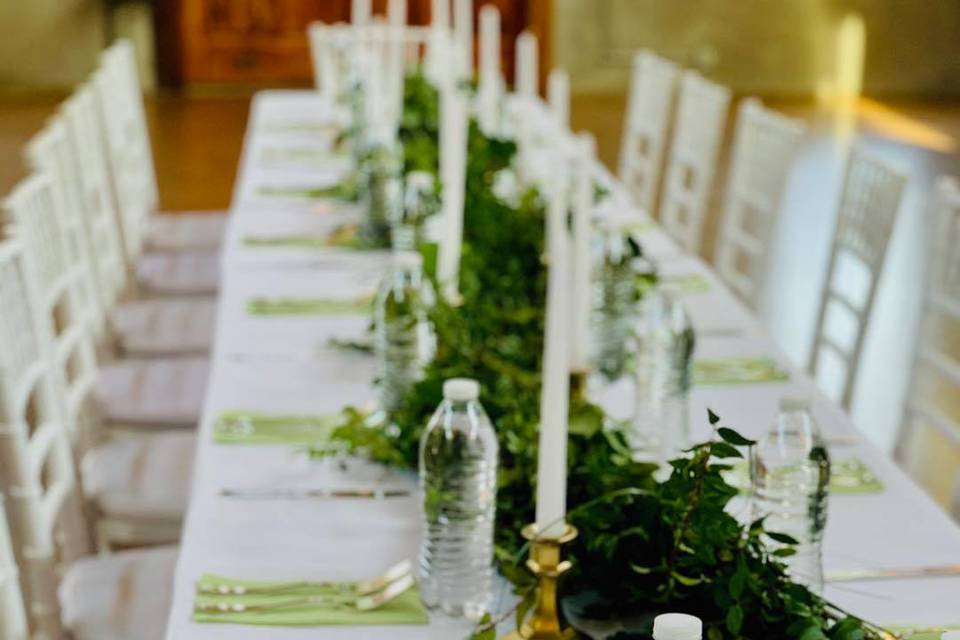 Wedding table display