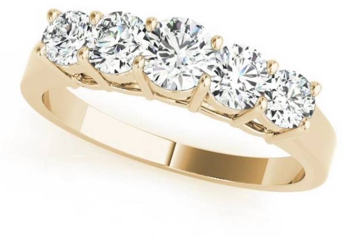 5 Stone Classic Diamond Ring