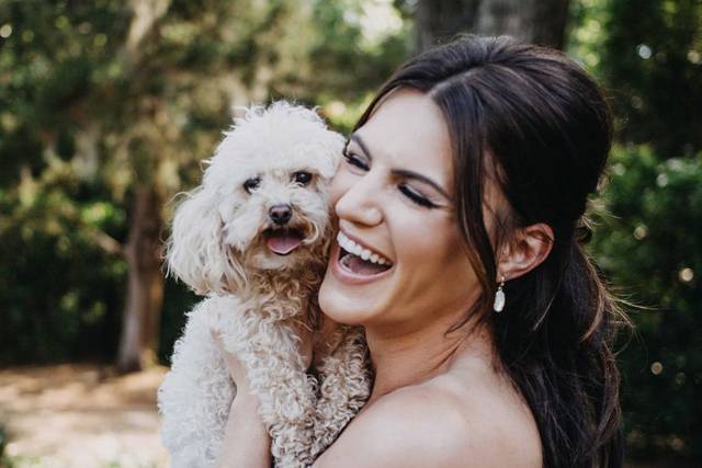 Happy bride