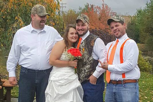 A country wedding