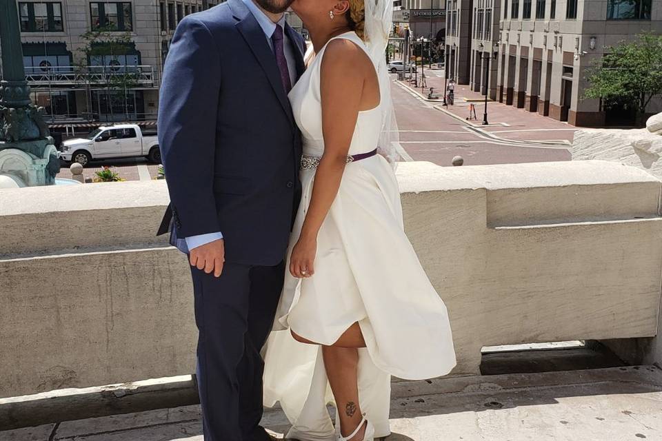 Monument Circle Elopement