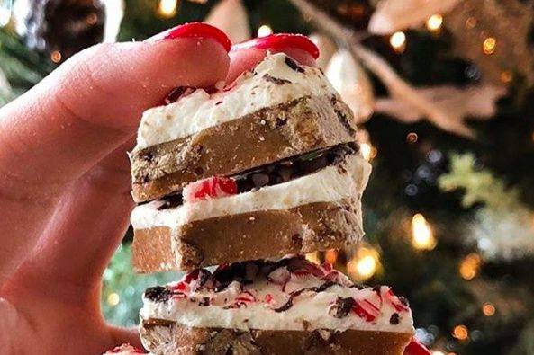 Peppermint Crunch Toffee