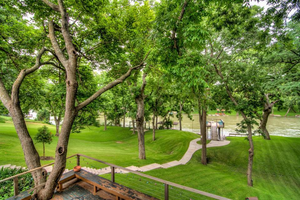 View of river from deck