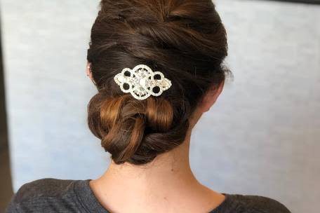 Bridesmaid hair