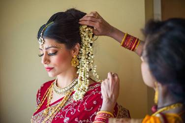 Arranging hair