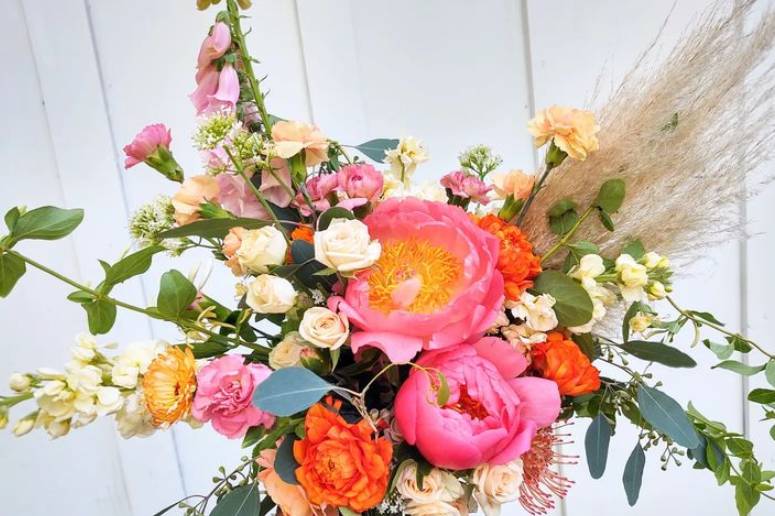 Blush and Mauve Bridal Bouquet