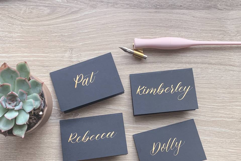 Lettered In Blush