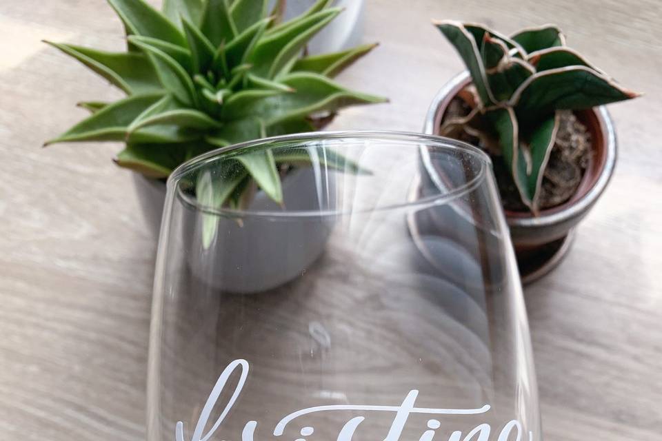 Custom Wine Glass