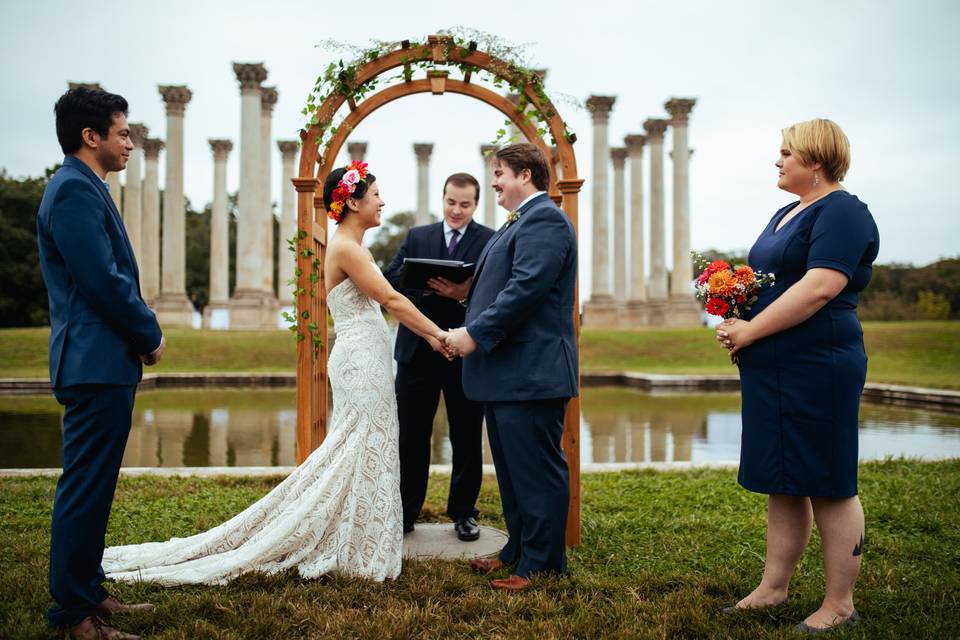 Ceremony at the Columns