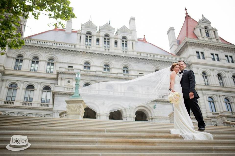 The newlyweds