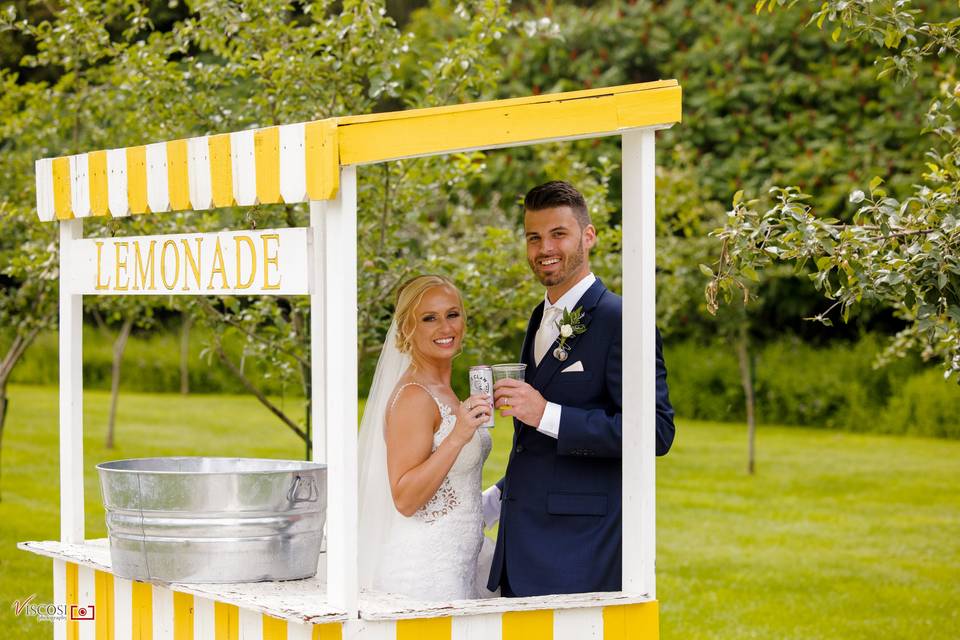 Lemonade stand photo op