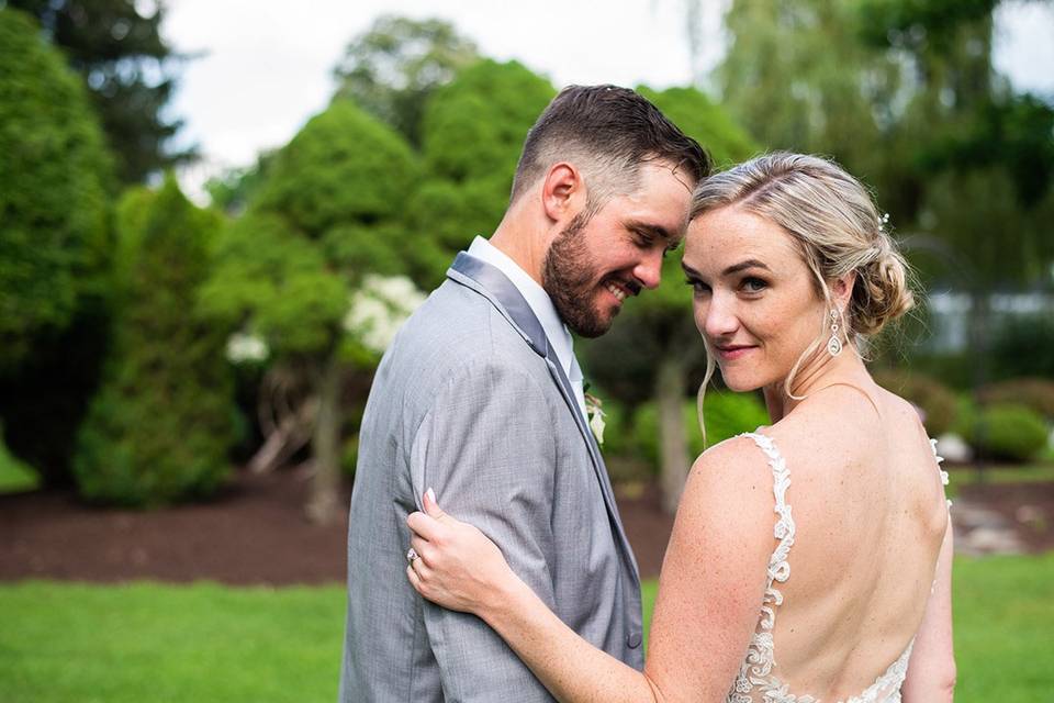 Couple by the Garden