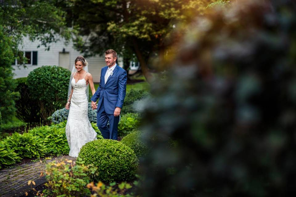 Couple in the garden