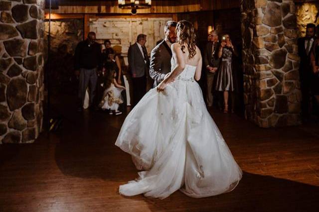 Couple on the dance floor