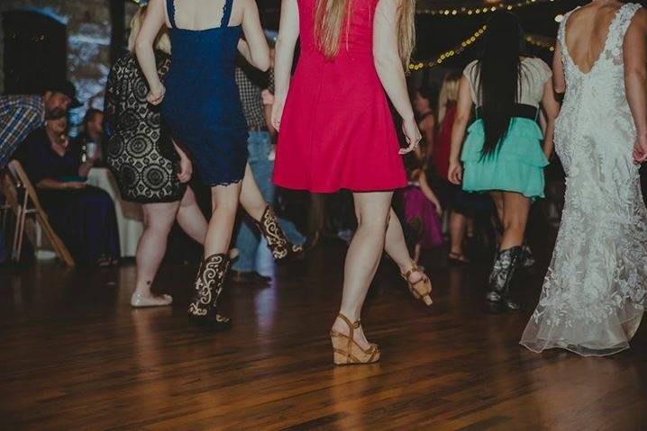 At the dance floor