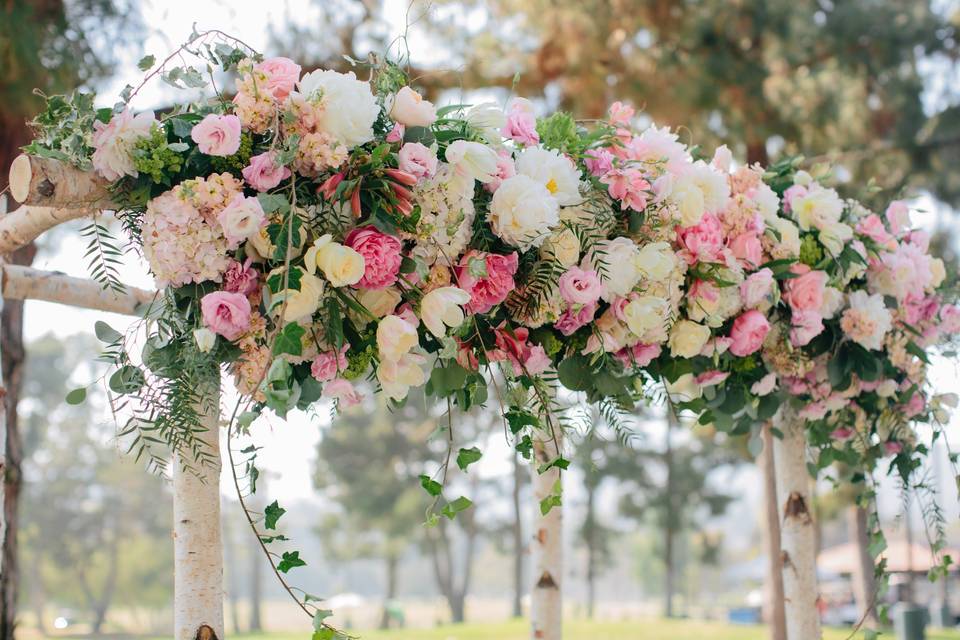 Ceremony Floral Arch