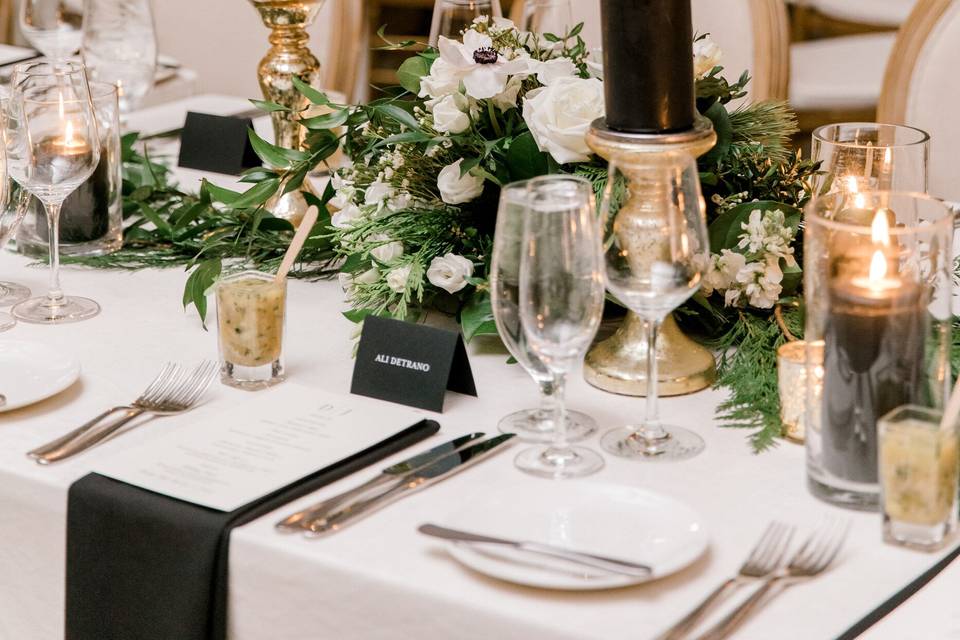 Timeless winter wedding