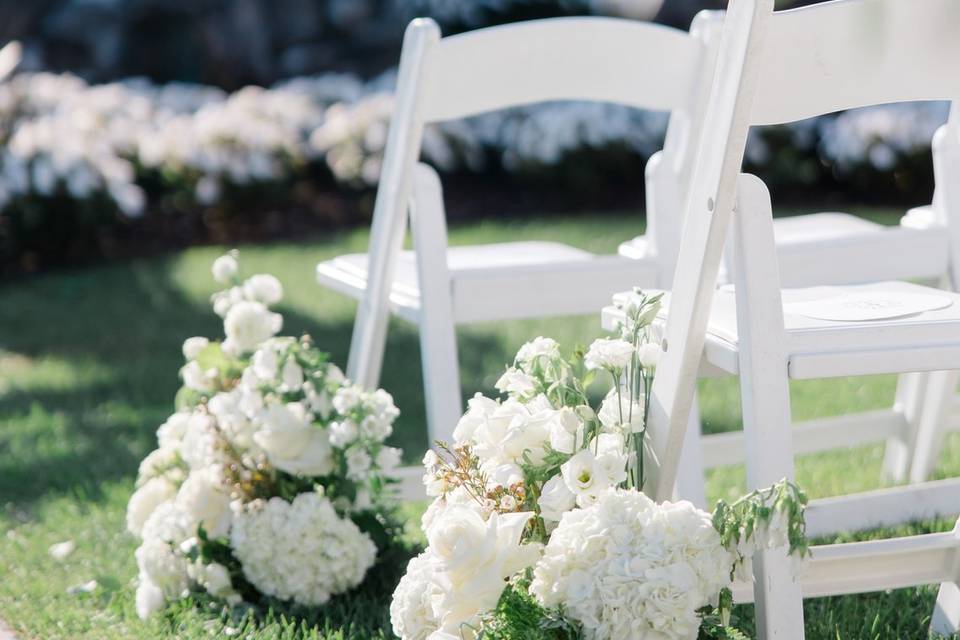 Classic white wedding