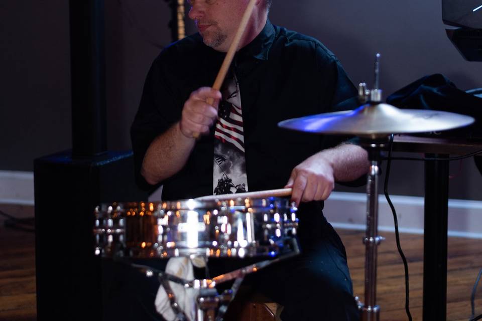 Jack on the drums