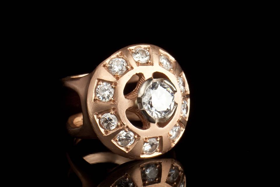 Custom Diamond Cocktail Ring