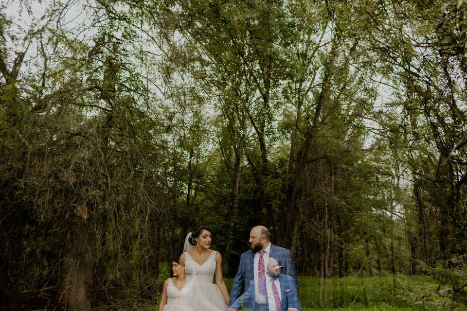 Backyard wedding.