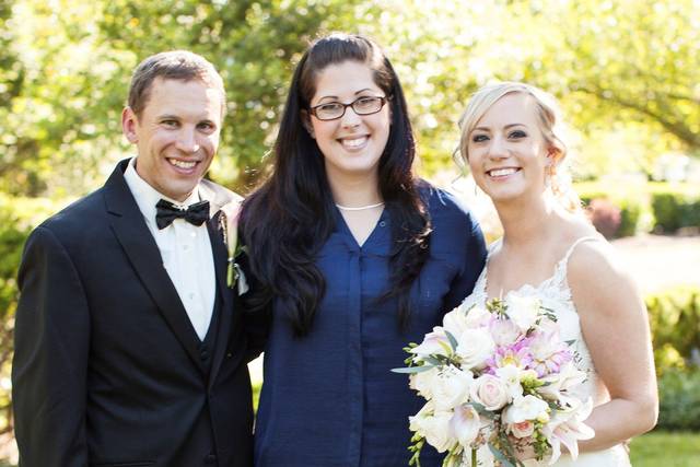 A beautiful couple so in love! A gorgeous wedding!
