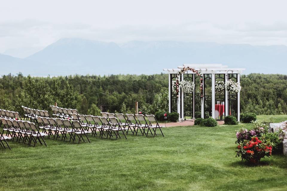 Outdoor wedding