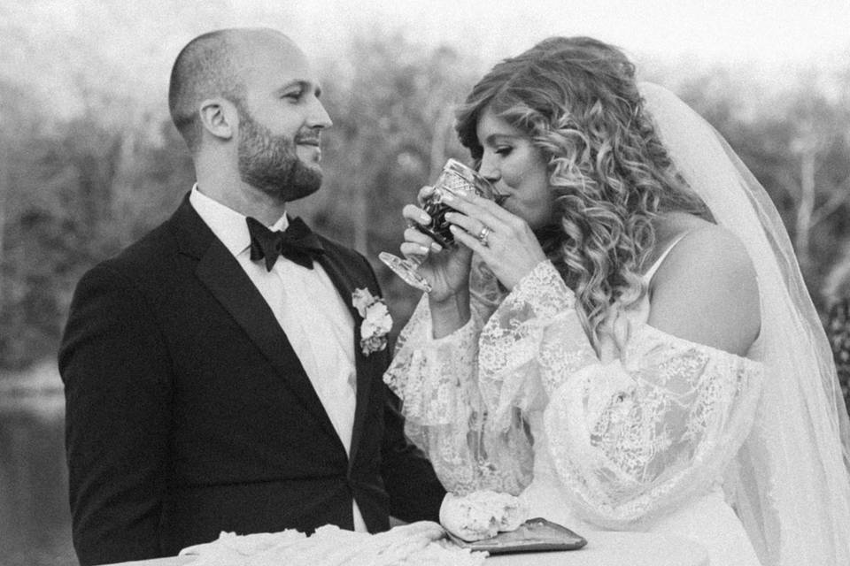 Communion during ceremony