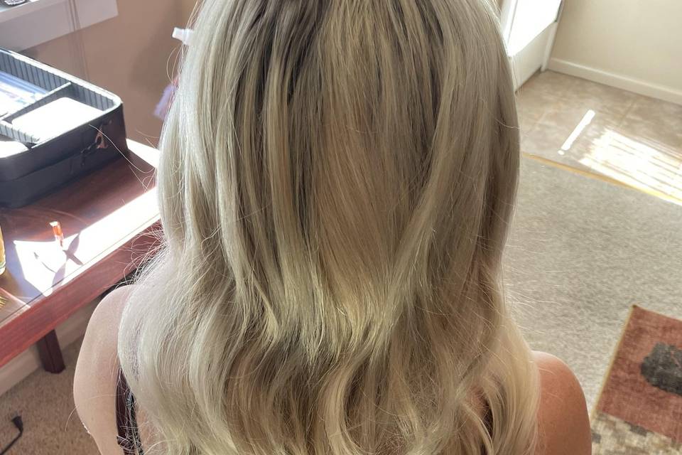 Bridal Hair Style Waves