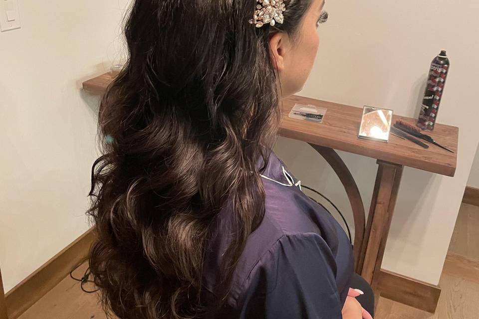 Bridal Vintage Hair Waves