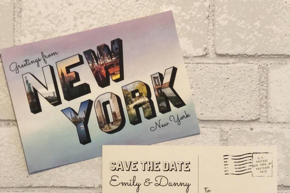 Custom Save the Date Postcards