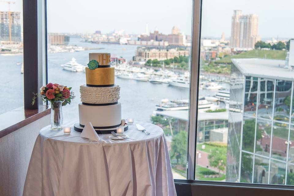 Pisces Reception Cake Table