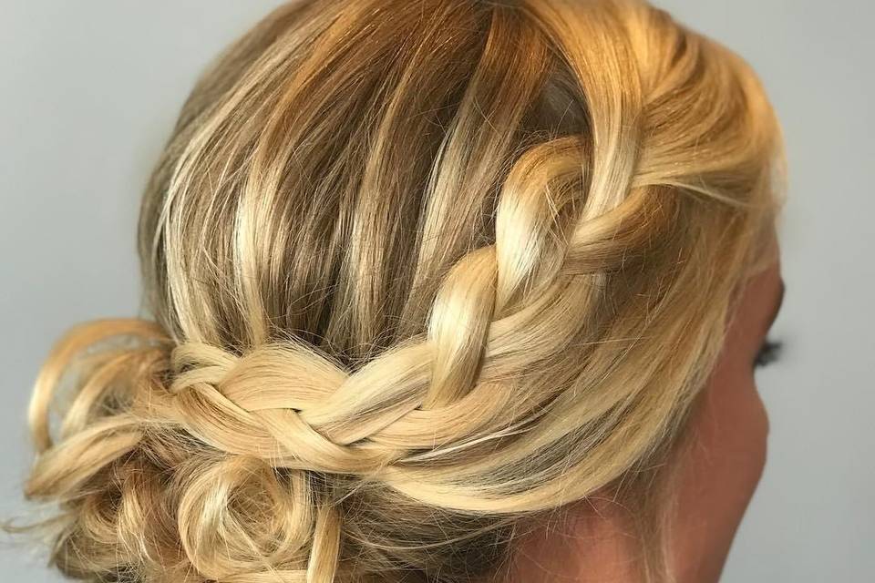 Express updo with braid