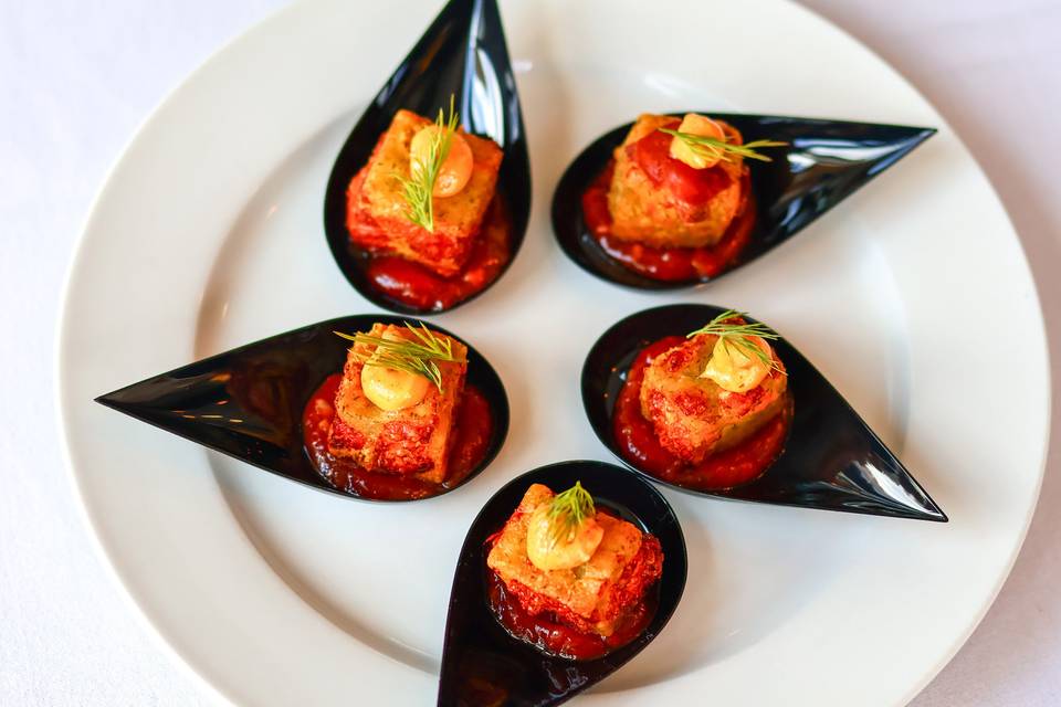 Bloody Mary Cheese Curds