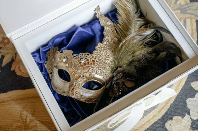 Large boxed masquerade ball