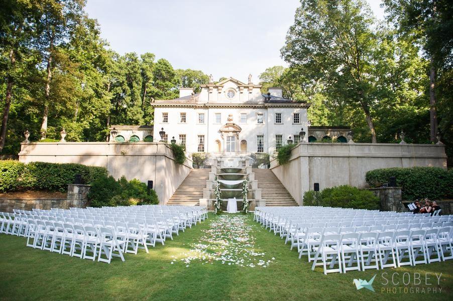 Wedding ceremony area