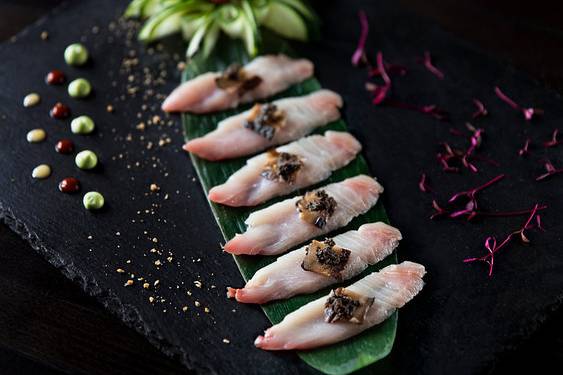 Yellowtail sashimi