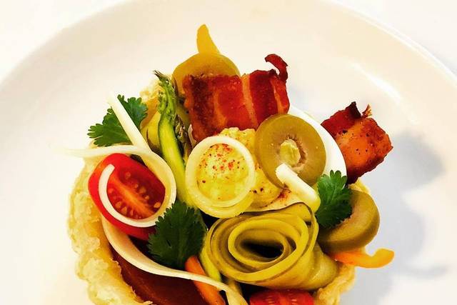 Bloody mary tart