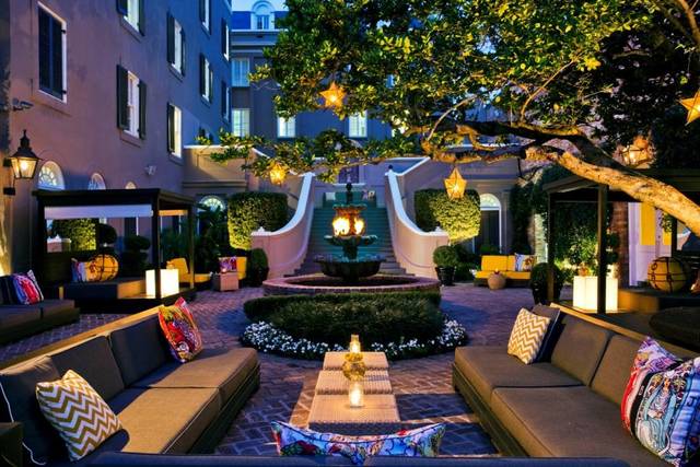 The Courtyard at Night