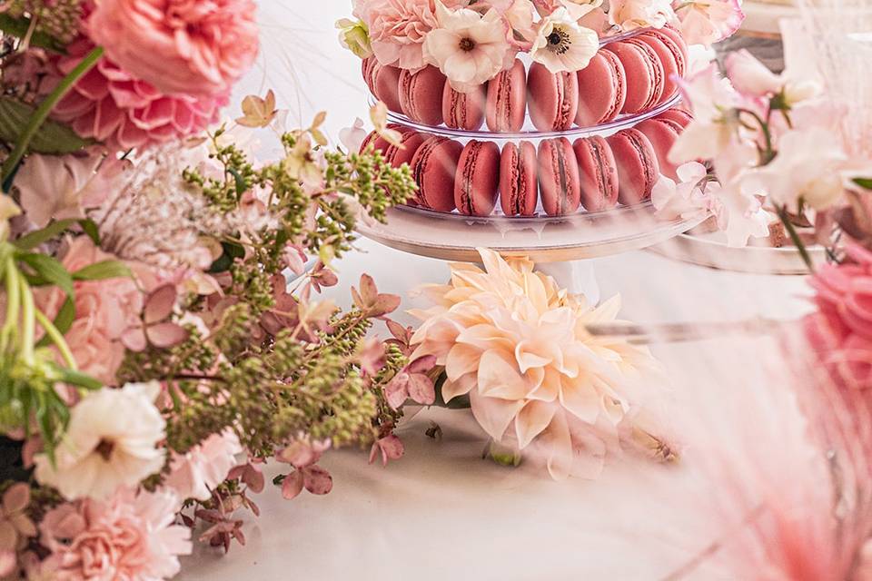Wedding cake - macaron