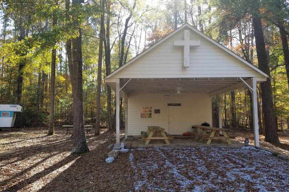 Picnic pavilion kitchen