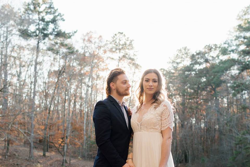 Couple shots by the lake