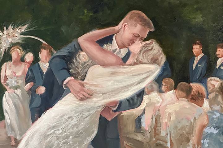 Wedding Painting - recessional