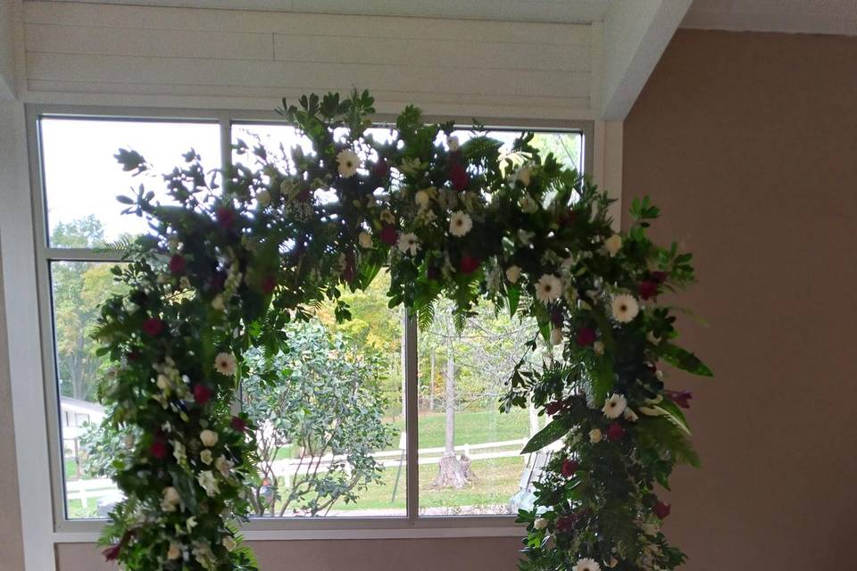 Flower girl rehearsing