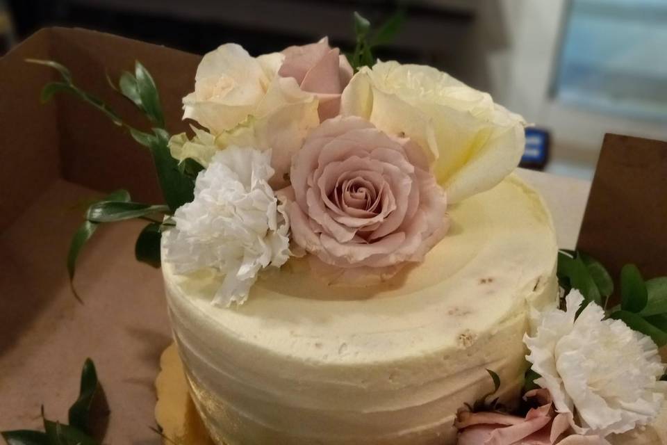 C & M cake flowers